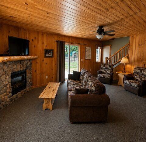 Cabin 20 Living Room