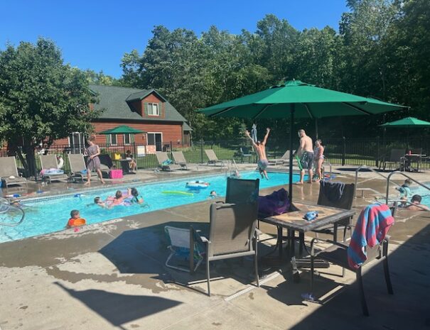 pool busy
